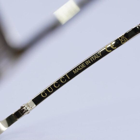 🕶️ New Gucci GG1560S 002 Sunglasses - Gold Frame, Brown Lenses - Picture 8 of 11